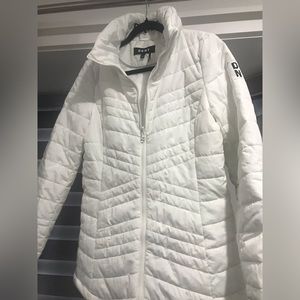 DKNY white jacket in size small.